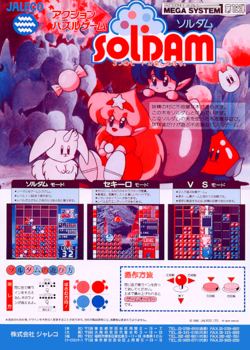 Soldam Arcade Game Cover